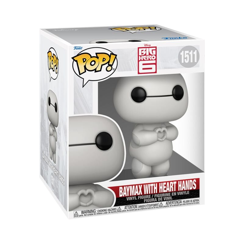 Baymax Big Hero 6 - Baymax with Heart Hands (Super Pop!) Vinyl Figur 1511 Funko Pop! multicolor von Baymax