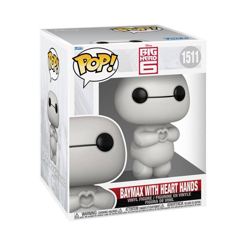 Baymax Big Hero 6 - Baymax with Heart Hands (Super Pop!) Vinyl Figur 1511 Funko Pop! multicolor von Baymax