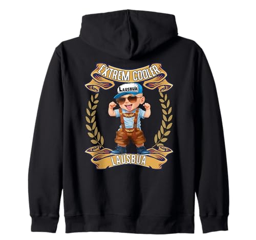Extrem Cooler Lausbua Herren Trachten Kinder Tracht Kapuzenjacke Extrem Cooler Lausbua Herren Trachten Kinder Tracht Kapuzenjacke von Bayrischer Lausbua Lederhose Trachtenshirt Jungs