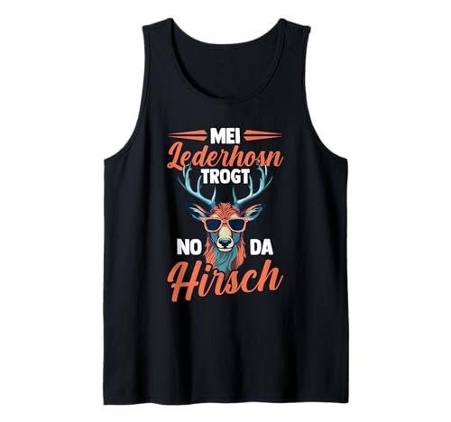 Herren Lederhosn Hirsch Oktoberfest Tank Top Herren Lederhosn Hirsch Oktoberfest Tank Top von Bayrisches Volksfest Oktoberfest