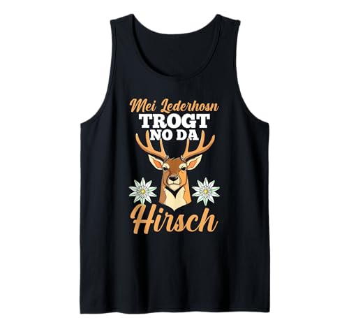 Herren Lederhosn Hirsch Oktoberfest Tank Top Herren Lederhosn Hirsch Oktoberfest Tank Top von Bayrisches Volksfest Oktoberfest