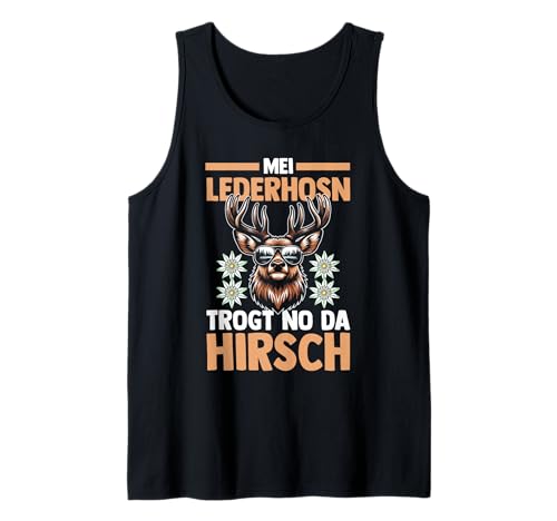 Herren Lederhosn Hirsch Oktoberfest Tank Top Herren Lederhosn Hirsch Oktoberfest Tank Top von Bayrisches Volksfest Oktoberfest
