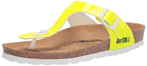 BAYTON Damen Mercure Sandale, Gelb Neon, 36.5 EU von Bayton