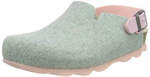 Bayton NOMA KID wool sole/Bleu turquoise Mule, 31 EU von Bayton