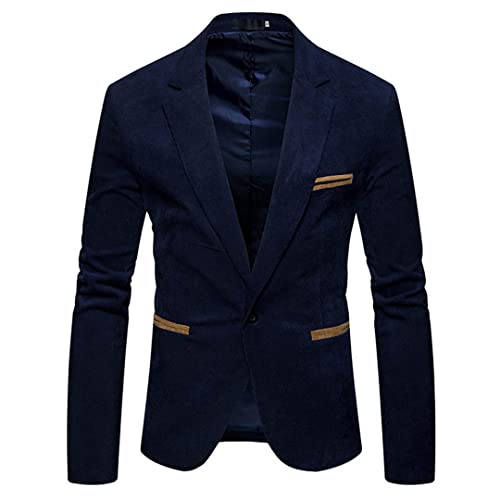 Herren Cord-Blazer Mode Anzugjacke Herrenbekleidung von Bciopll