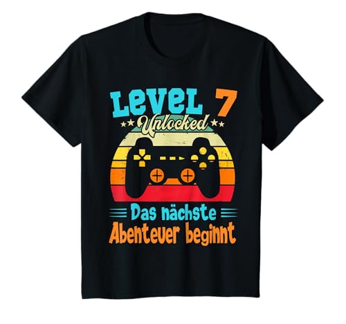 Kinder Gamer Geburtstag Level 7 Jahre Jungen Gamer 7. Geburtstag T-Shirt Kinder Gamer Geburtstag Level 7 Jahre Jungen Gamer 7. Geburtstag T-Shirt von Bday24 Gamer Geburtstag
