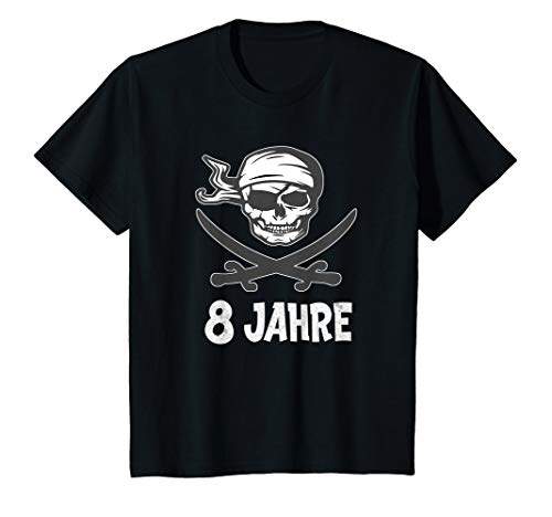 Kinder Geburtstagsshirt 8 Jahre Junge Totenkopf Pirat Kostüm T-Shirt Kinder Geburtstagsshirt 8 Jahre Junge Totenkopf Pirat Kostüm T-Shirt von Bday24 Geburtstagsshirts - 8 Jahre
