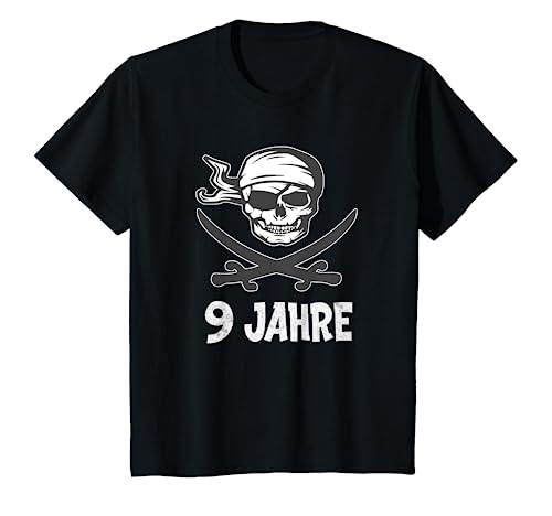 Kinder Geburtstagsshirt 9 Jahre Junge Totenkopf Pirat Kostüm T-Shirt Kinder Geburtstagsshirt 9 Jahre Junge Totenkopf Pirat Kostüm T-Shirt von Bday24 Geburtstagsshirts - 9 Jahre