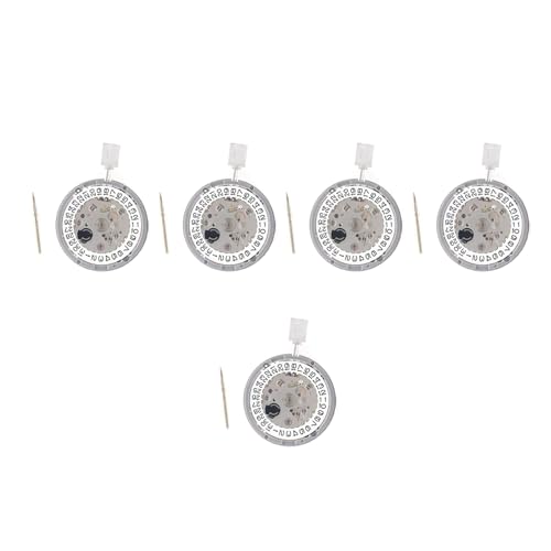 Bdfhjln 5 x NH35 NH35A Uhrwerk, hohe Genauigkeit, mechanisches Uhrwerk, Datum bei 3 Datumsrad, 24 Juwelen, automatisches Selbstaufziehen von Bdfhjln