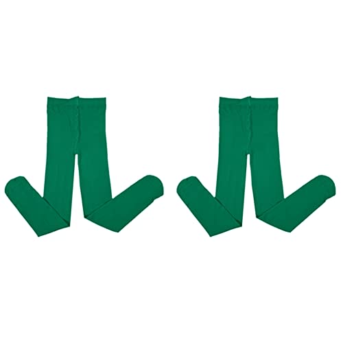 Bdukbduk 2X Baby Kinder MäDchen Samt Strumpfhosen Leggings Strumpfhosen Unterhosen Hosen Dunkelgrün von Bdukbduk