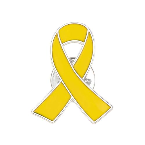 Bduttlefish Anstecknadel mit Aufschrift "Bring Them Home", gelbe Schleife, Brustkrebs-Bewusstseins-Anstecknadel, Israel-Geiselnadel, Unterstützungskampagne, Wohltätigkeitsorganisation, von Bduttlefish