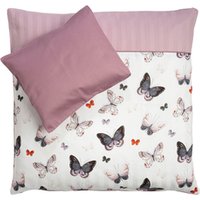 Be Be 's Collection Bettwäsche Butterfly Bunt 80x80 cm von Be Be&#039s Collection