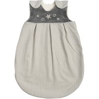 Be Be 's Collection Sommerschlafsack mit Frottee-Futter Sternchen grau von Be Be's Collection