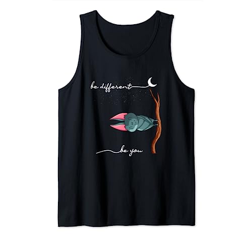 Be Different Fledermaus Männer Frauen Be You Autismus Bewusstsein Fledermaus Tank Top von Be Different Autism Puzzle Bat Apparel