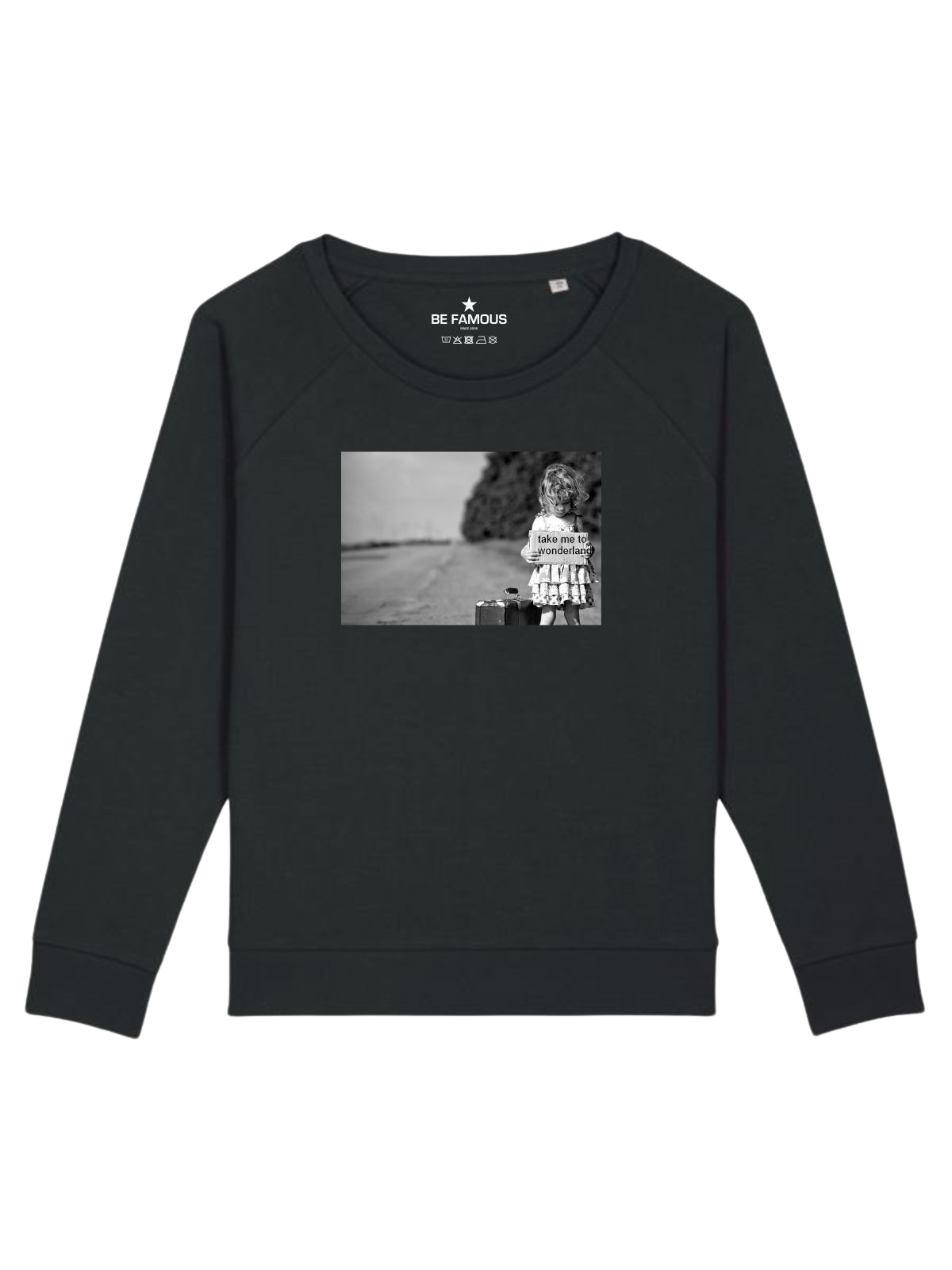 Be Famous Women Relaxed Fit Sweatshirt Wonderpho von Be Famous