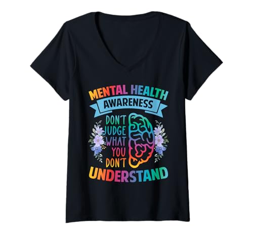 Damen Be Kind, You Don't Know What They're Going Through T-Shirt mit V-Ausschnitt Damen Be Kind, You Don't Know What They're Going Through T-Shirt mit V-Ausschnitt von Be Kind, You Don’t Know What They’re Going Through