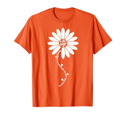 Unity Day Orange Anti Mobbing Be Kind Kindness Damen Mädchen T-Shirt Unity Day Orange Anti Mobbing Be Kind Kindness Damen Mädchen T-Shirt von Be Kind Kindness Unity Day Flower Teacher Tees
