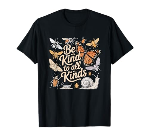 Vintage Be-Kind to All Kinds Bugs Entomology Entomologe T-Shirt Vintage Be-Kind to All Kinds Bugs Entomology Entomologe T-Shirt von Be-Kind To All Kinds Bugs Entomology Entomologist