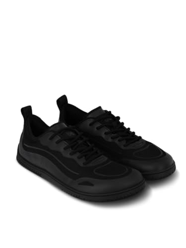 Be Lenka Velocity Barfuß Sneaker | Zero‑Drop Laufschuhe Frauen Herren (Schwarz, EU Schuhgrößensystem, Erwachsene, Damen, Numerisch, M, 42) von Be Lenka