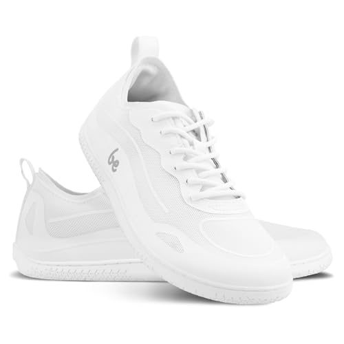 Be Lenka Velocity Barfuß Sneaker | Zero‑Drop Laufschuhe Frauen Herren (Weiß, EU Schuhgrößensystem, Erwachsene, Damen, Numerisch, M, 37) von Be Lenka