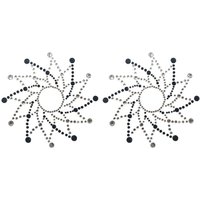 Nippel Patches BL275035 Nipple Patches 2er Set, schwarz/weiße Nippelsticker von Be Lily Accessoires