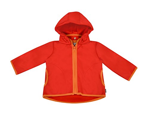 be! Baby/Kinder Softshell Jacke mit Leichter Fleece-Schicht innen, Wassersäule: 10.000 mm, Gr. 80/86, rot von Be! Mama