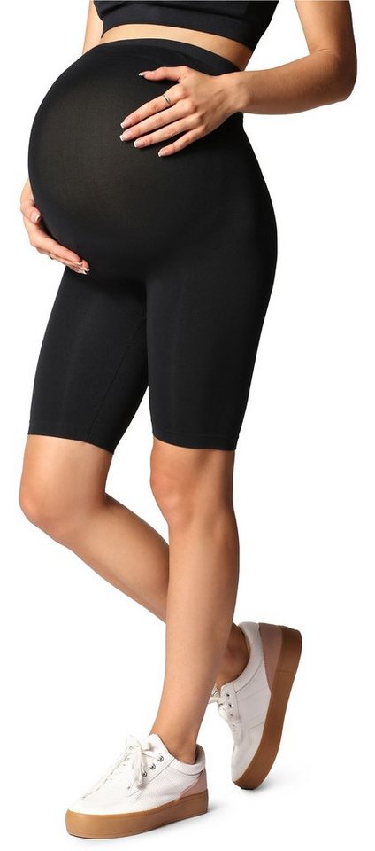 Be Mammy Umstandsleggings Kurze Umstandsleggings BE-1124 (1-tlg) ohne von Be Mammy