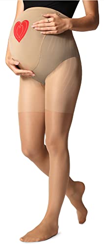 Be Mammy Umstandsstrumpfhose 40 DEN BE-1121 (Daino, L) von Be Mammy