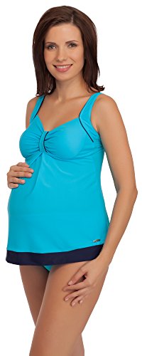 Be Mammy Umstandstankini GR1C2 (Blau/Marineblau, 40) von Be Mammy