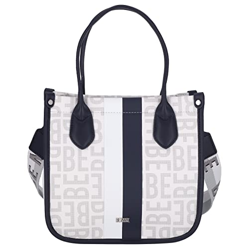 Be Mine Kurzgriff Tasche Cannes | Damen Handtasche aus schickem Kunstleder | großes Hauptfach mit Reißverschluss | längenverstellbarer Schulterriemen | verstärkter Boden (blue) von Be Mine