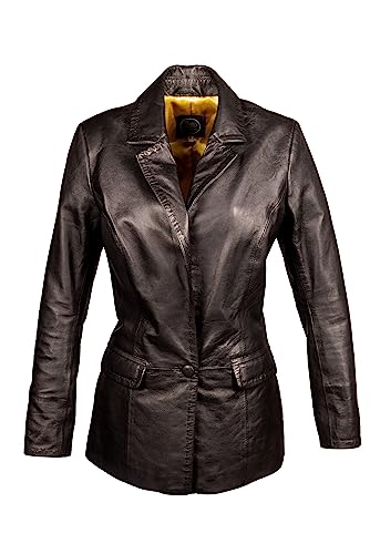 Be Noble Lederblazer Long-Blazer/Lederjacke Modell München (as3, alpha, m, regular, regular) von Be Noble