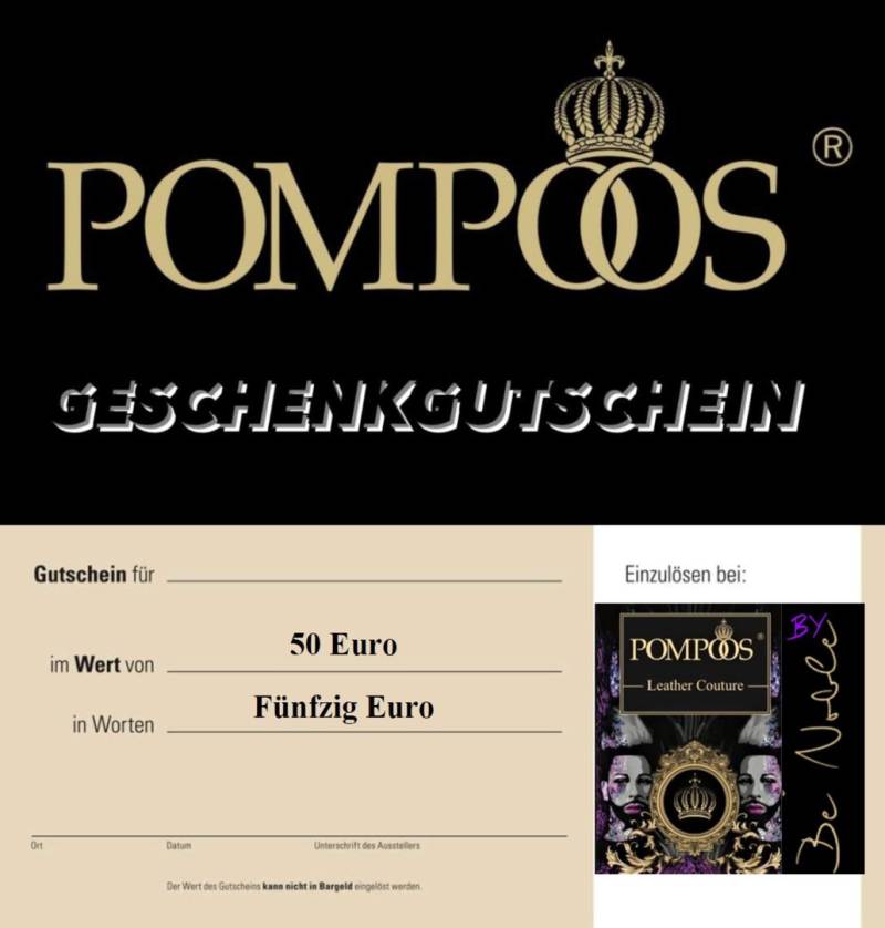 POMPÖÖS BY BE NOBLE GUTSCHEIN ÜBER - 50 Euro - von Be Noble