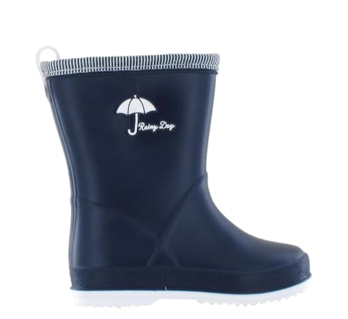 Be Only Rainyday 23 Stiefel Gummistiefel, Marineblau und Weiß, EU von Be Only