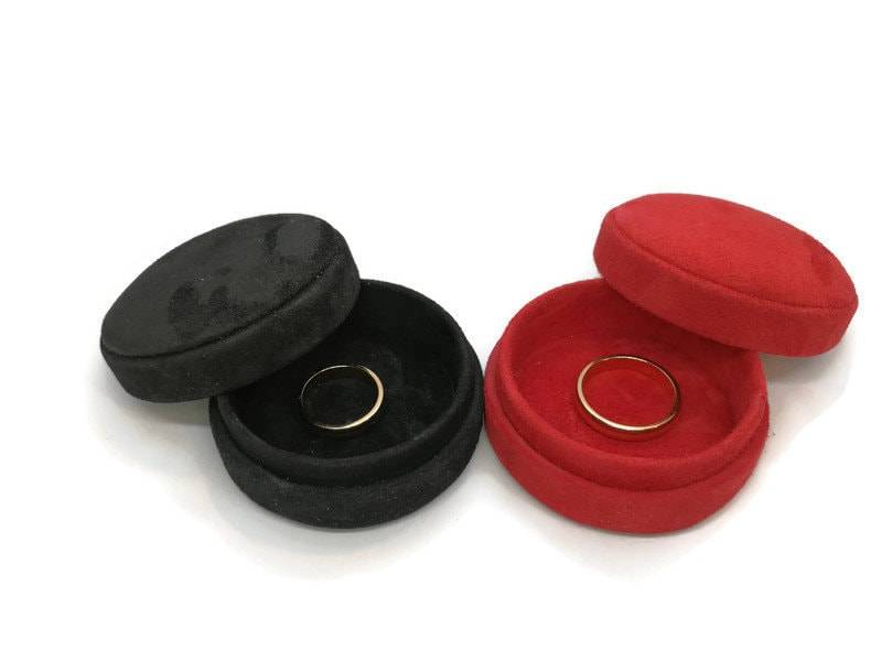 Hochzeit Ring Box Doppel Ohrring-Box Ringhalter Schmuckschatulle Ringträger Handgemachte Dekor Hochzeit Ring Box Doppel Ohrring-Box Ringhalter Schmuckschatulle Ringträger Handgemachte Dekor von BeALeather