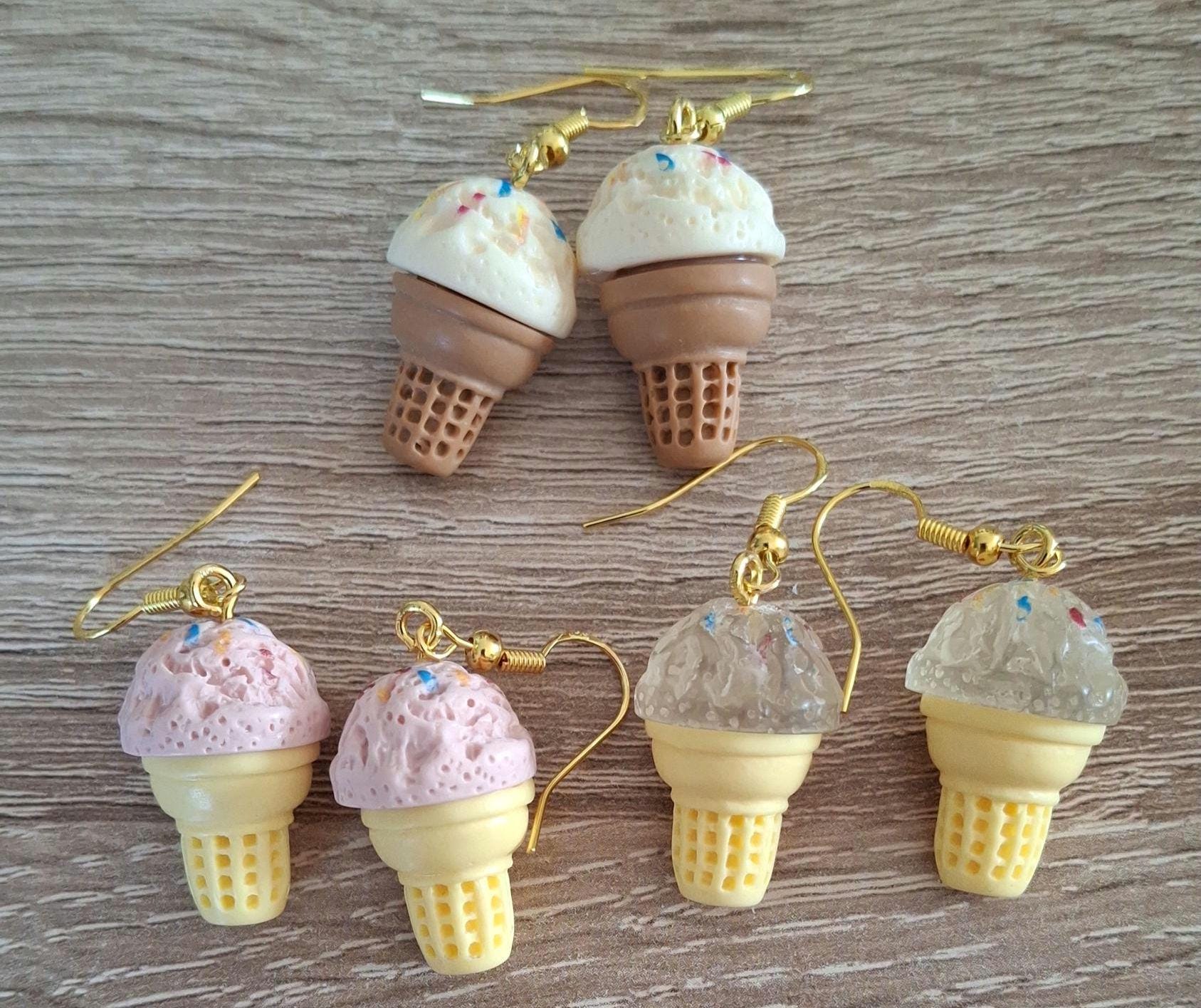 Eiscreme Ohrringe Eiscreme Ohrringe von BeARTriceCreARTive