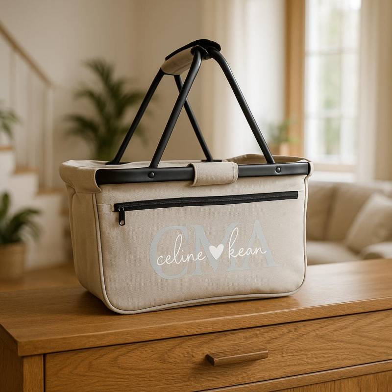 Personalisierter Einkaufskorb Geschenk Für Die Oma Der Enke | Mit Den Namen Enkelkinder Geschenkidee von BeBonnieShop