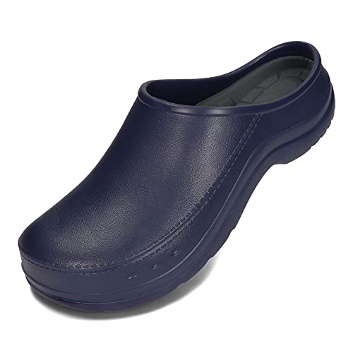 BeComfy Damen Herren Eva Clogs Bequeme Ultraleichte Gartenschuhe 35-46 EU (Dunkelblau, EU Schuhgrößensystem, Erwachsene, Numerisch, M, 42) von BeComfy