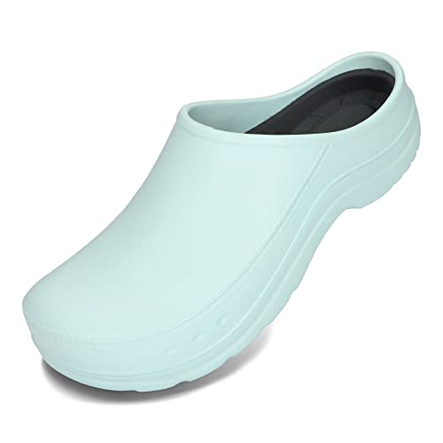 BeComfy Damen Herren Eva Clogs Bequeme Ultraleichte Gartenschuhe 35-46 EU (Blau, EU Schuhgrößensystem, Erwachsene, Numerisch, M, 44) von BeComfy