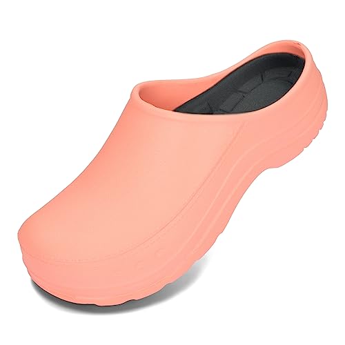 BeComfy Damen Herren Eva Clogs Bequeme Ultraleichte Gartenschuhe 35-46 EU (Lachs, EU Schuhgrößensystem, Erwachsene, Numerisch, M, 42) von BeComfy