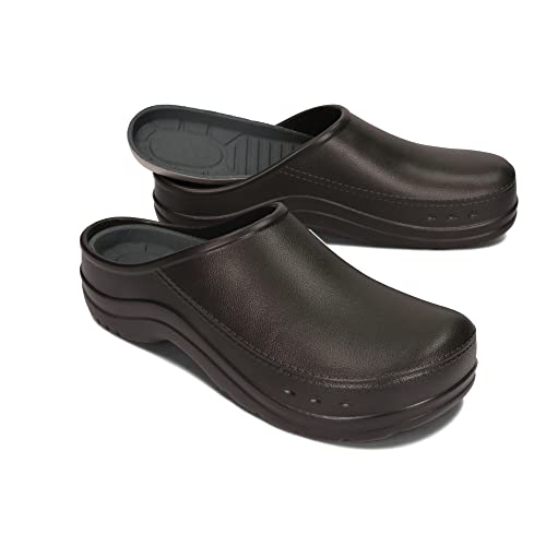 BeComfy Damen Herren Eva Clogs Bequeme Ultraleichte Gartenschuhe 35-46 EU (Onyx, 43) von BeComfy