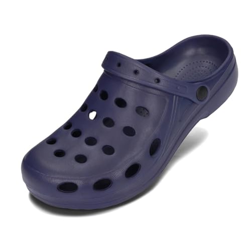 BeComfy Damen Herren Sehr leichte Sommer Schaumstoff-Clogs Bequeme Ultraleichte Gartenschuhe 36-46 EU/Marineblau, 45 BeComfy Damen Herren Sehr leichte Sommer Schaumstoff-Clogs Bequeme Ultraleichte Gartenschuhe 36-46 EU/Marineblau, 45 von BeComfy