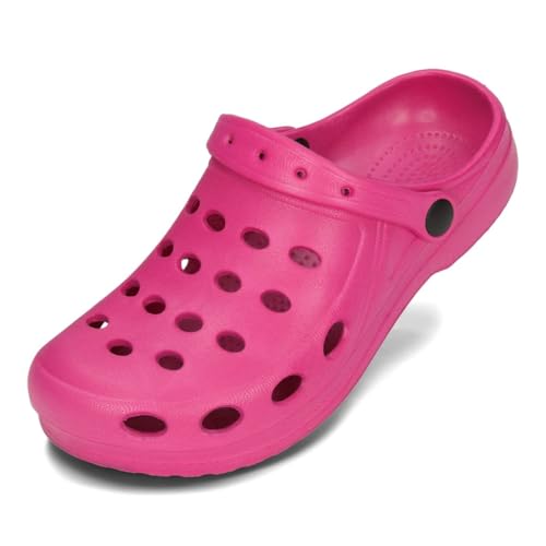 BeComfy Damen Herren Sehr leichte Sommer Schaumstoff-Clogs Bequeme Ultraleichte Gartenschuhe 36-46 EU/Rosa, 41 BeComfy Damen Herren Sehr leichte Sommer Schaumstoff-Clogs Bequeme Ultraleichte Gartenschuhe 36-46 EU/Rosa, 41 von BeComfy