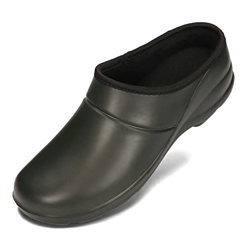 BeComfy Unisex Leichte Eva Clogs Gefüttert Gartenclogs Gartenschuhe 36–47 EU (Grün, EU Schuhgrößensystem, Erwachsene, Numerisch, M, 42) von BeComfy