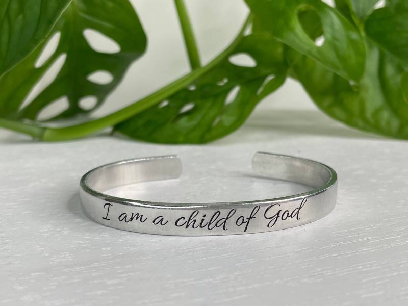 Ich Bin Ein Kind Gottes | Bibel Vers Armband Schrift Kommunion Geschenk Taufgeschenk Ostern Schmuck Christliches Ich Bin Ein Kind Gottes | Bibel Vers Armband Schrift Kommunion Geschenk Taufgeschenk Ostern Schmuck Christliches von BeFoundStanding