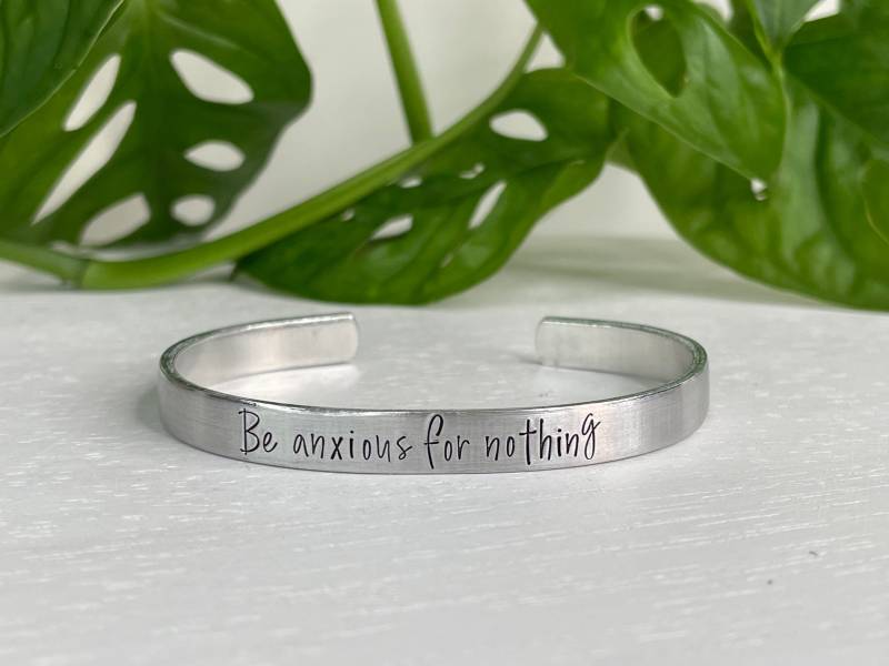 Seien Sie Besorgt Um Nichts | Philipper 4, 6 Schrift Armband Ermutigungsgeschenk Für Freund Christliches Bibelvers Seien Sie Besorgt Um Nichts | Philipper 4, 6 Schrift Armband Ermutigungsgeschenk Für Freund Christliches Bibelvers von BeFoundStanding