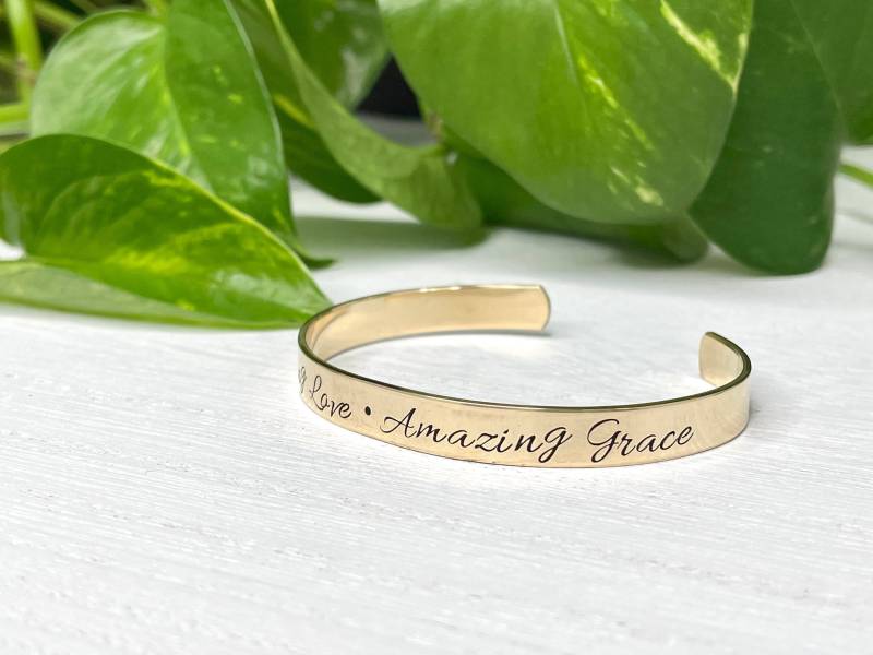 Unendliche Liebe Amazing Grace | Bibelvers Armband Christliches Geschenk Schrift Erstkommunion Konfirmation Ermutigung Unendliche Liebe Amazing Grace | Bibelvers Armband Christliches Geschenk Schrift Erstkommunion Konfirmation Ermutigung von BeFoundStanding