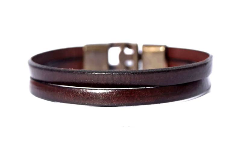 Benutzerdefinierte Herren Leder Armband Mann Geschenk Für Ihn Armband Mens Schmuck Bruder Personalisierte Väter Tag von BeGenuine