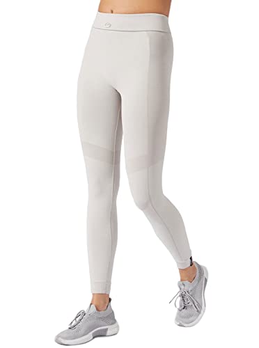 BeGood - Entwässernde und hydratisierende Sport-Leggings in Ton-in-Ton gehaltener Mélange-Optik - L, Perl Grau von BeGood