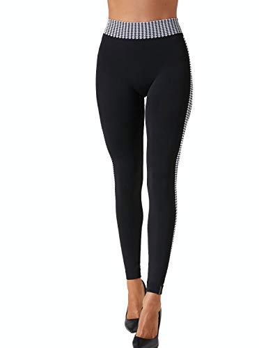 BeGood - Super Slim Leggings mit Hahnentrittmuster - S, Hahnentrittmuster von BeGood