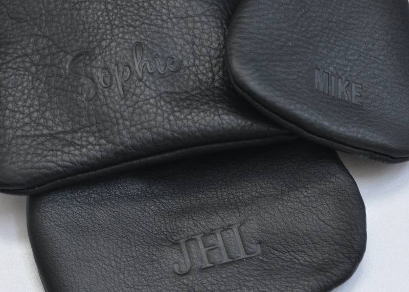 Personalisierte Lederbeutel, Leder Kordelzugbeutel, Münzbeutel, Medizintasche, Schmucktasche von BeJewDesign